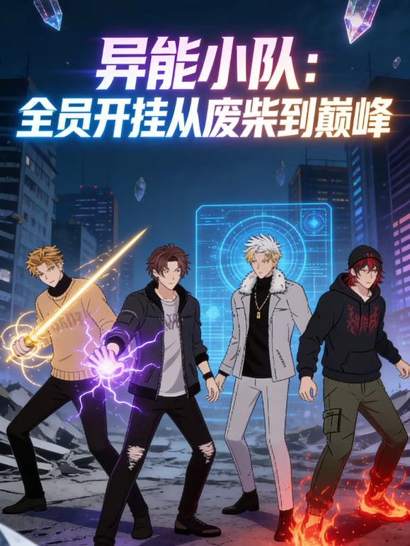 异能小队,全员开挂从废柴到巅峰,动态漫画