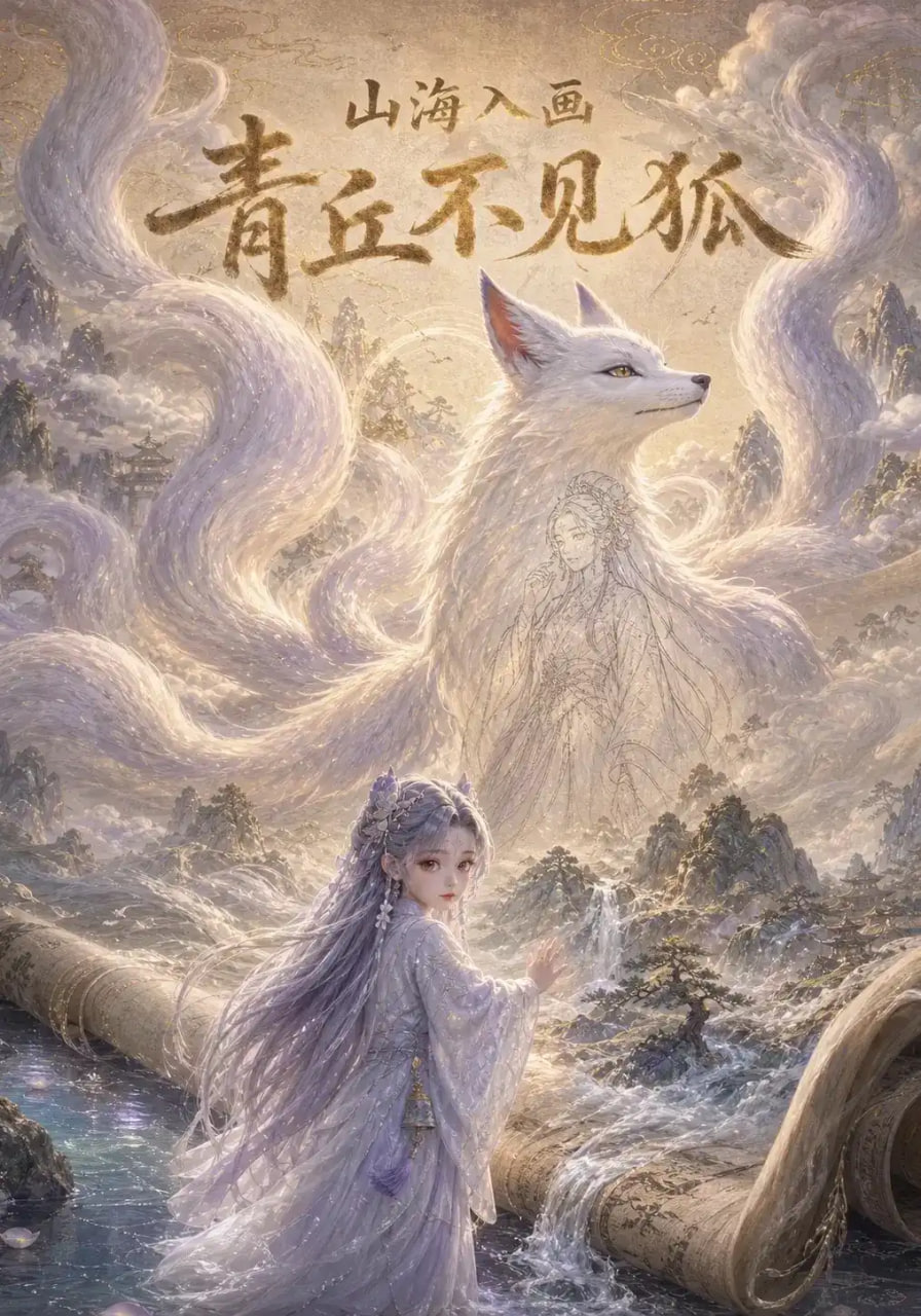 山海入画,青丘不见狐