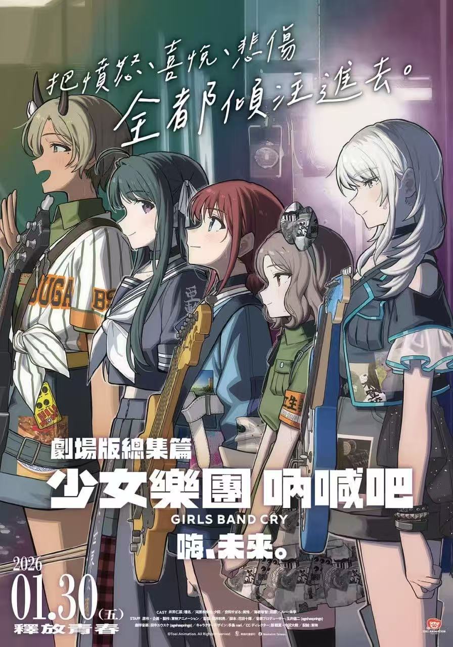 少女乐队的呐喊总集篇,嘿,未来,劇場版総集編